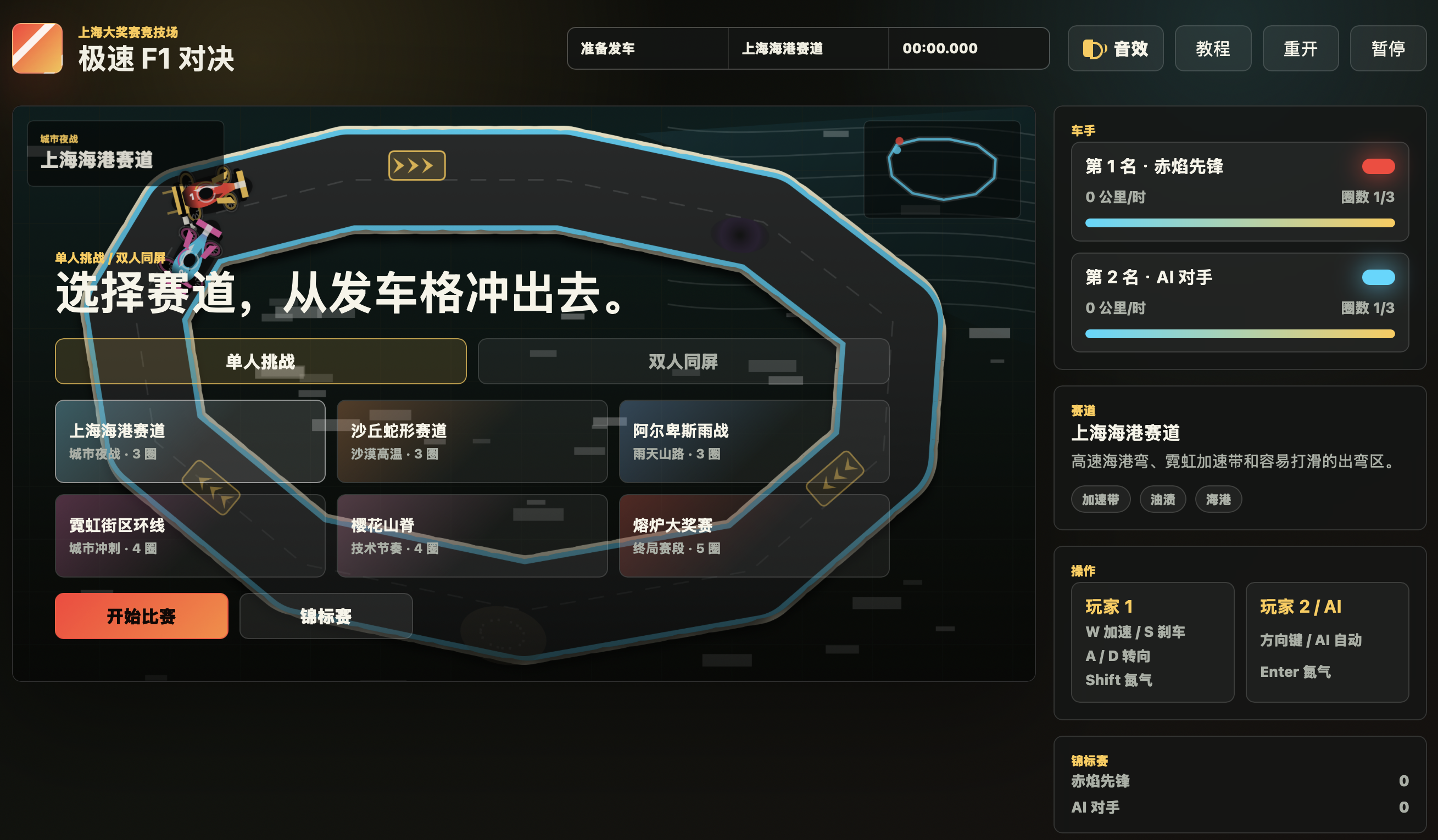 F1赛车游戏